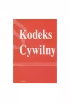 Kodeks Cywilny Książki Prawo akty prawne