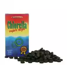 Chlorella algi prasowane 200tabl broken cell wall MERIDIAN Artykuły Spożywcze Produkty dietetyczne Suplementy