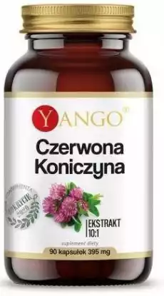 Yango Koniczyna czerwona 395mg 90 kapsułek Zdrowie i uroda Zdrowie Witaminy minerały suplementy diety