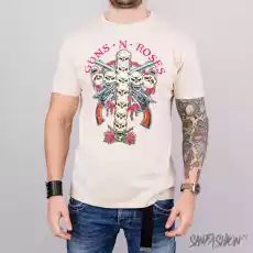 Koszulka Amplified Guns n Roses Skull Cross Odzież obuwie dodatki Odzież damska Tshirty i koszulki damskie