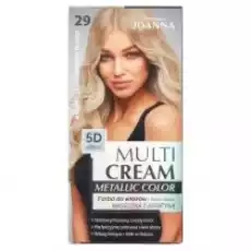 Joanna Multi Cream Metallic Color farba do włosów 29 Bardzo Jasny Śnieżny Blond Zdrowie i uroda Kosmetyki i akcesoria Pielęgnacja i stylizacja włosów