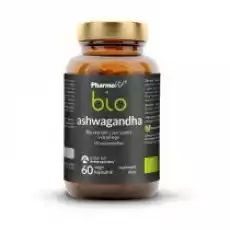 Pharmovit Ashwagandha ekstrakt suplement diety 60 kaps Bio Zdrowie i uroda Zdrowie Witaminy minerały suplementy diety