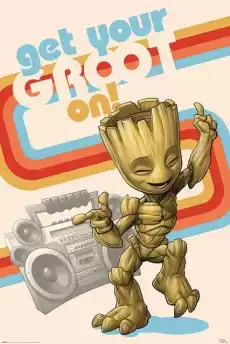 Strażnicy Galaktyki Get Your Groot On plakat Dom i ogród Wyposażenie wnętrz Dekoracja Obrazy i plakaty