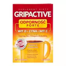 Gripactive Odporność Forte WitD Cynk WitC 6 saszetek Zdrowie i uroda Zdrowie Witaminy minerały suplementy diety