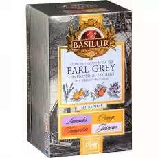 Herbata Czarna z Dodatkami Assorted Earl Grey Saszetki 40 g 20x 2 g BASILUR Artykuły Spożywcze