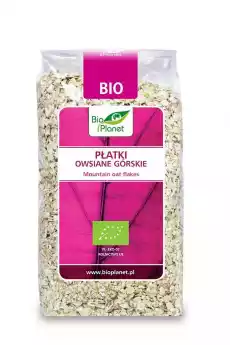 Bio Planet Płatki owsiane górskie 300 g Artykuły Spożywcze Zdrowa żywność