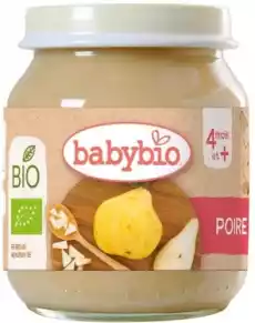 Deser z gruszki od 4 miesiąca bezglutenowy BIO 130 g BABYBIO Artykuły Spożywcze Zdrowa żywność