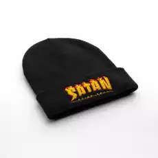 Czapka Holy Blvk Satan Flames Beanie Odzież obuwie dodatki Galanteria i dodatki Nakrycia głowy Kapelusze