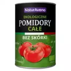 NaturaVena Pomidory całe bez skórki 400 g Bio Artykuły Spożywcze Przetwory