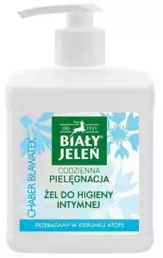 BIAŁY JELEŃ Hipoalergiczny żel do higieny intymnej z chabrem bławatkiem 500ml Zdrowie i uroda Kosmetyki i akcesoria Pielęgnacja ciała Higiena intymna