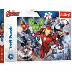 Puzzle Marvel Waleczni Avengersi 200 elementów Gadżety