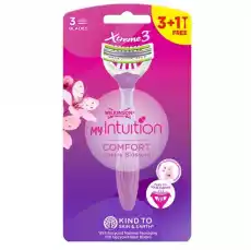 My Intuition Xtreme 3 Comfort Cherry Blossom jednorazowe maszynki do golenia dla kobiet 4szt Zdrowie i uroda Kosmetyki i akcesoria Kosmetyki dla mężczyzn Męskie kosmetyki i akcesoria do golenia