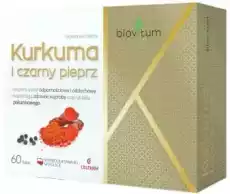 Colfarm Biovitum Kurkuma I Czarny Pieprz 60 Kaps Artykuły Spożywcze Produkty dietetyczne Suplementy