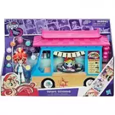 My Little Pony EG Mini zestaw Sushi Truck Sunset Shimmer C1840 HASBRO Dla dziecka Zabawki Figurki i makiety