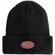 BROGER CZAPKA ZIMOWA BEANIE BADGE BLACK Motoryzacja Odzież motocyklowa