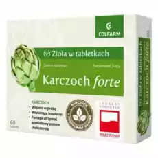 Colfarm Karczoch Forte 60 t na Problemy Z Wątrobą Artykuły Spożywcze