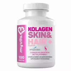 Kolagen Skin Hair 100 Tabletek Myvita Artykuły Spożywcze