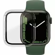 Szkło antybakteryjne etui Panzerglass Full Body Apple Watch 41 mm przeźroczysta ramka Telefony i akcesoria Akcesoria telefoniczne Folie ochronne