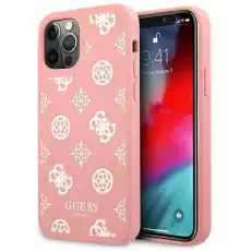 Guess GUHCP12LLSPEWPI iPhone 12 Pro Max 67 różowypink hard case Peony Collection Telefony i akcesoria Akcesoria telefoniczne Etui