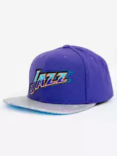 Czapka Snapback Mitchell Ness Charlotte Hornets NBA Diamond Base Fioletowa Odzież obuwie dodatki Galanteria i dodatki Nakrycia głowy Czapki z daszkiem