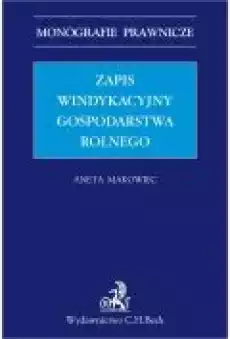 Zapis windykacyjny gospodarstwa rolnego Książki Ebooki