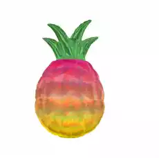 Balon foliowy ananas holograficzny owoc letni Gadżety Balony