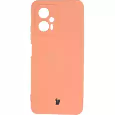 Etui Bizon Case Silicone Sq do Xiaomi Poco X4 GT pomarańczowe Telefony i akcesoria Akcesoria telefoniczne Etui