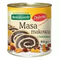 Bakalland Masa makowa z bakaliami 850 g Artykuły Spożywcze Produkty sypkie