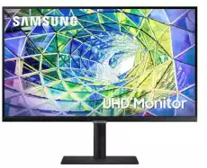 Samsung Monitor 27 cali LS27A800UJPXEN IPS 3840x2160 UHD 169 1xHDMI 1xUSBC 90W 1xDP 3xUSB 30 5ms HASPIVOT płaski 3 lata Komputery Monitory Monitory LCD