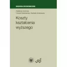 Koszty kształcenia wyższego Książki Biznes i Ekonomia