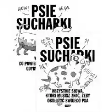 Pakiet Psie sucharki 12 Wszystko co powiedziałby twój pies gdyby umiał mówić Wszystkie słowa które musisz znać żeby obsł Książki Poradniki