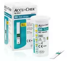 AccuChek Active paski 50szt Zdrowie i uroda Zdrowie Sprzęt medyczny