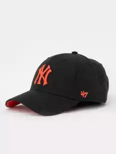 Czapka Z Daszkiem Baseball Czarna Jasna Czerwona 47 Brand New York Yankees MLB Ballpark 47 MVP Wool Odzież obuwie dodatki Galanteria i dodatki Nakrycia głowy Czapki z daszkiem