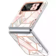 Etui Supcase iBlason Cosmo noSP Galaxy Z Flip 3 5G marmurowe różowe Telefony i akcesoria Akcesoria telefoniczne Etui