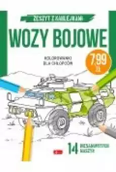 Wozy bojowe Kolorowanki dla chłopców Książki Dla dzieci