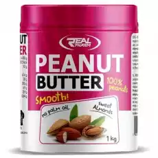 REAL PHARM PEANUT BUTTER ALMOND 1000G Artykuły Spożywcze Pasty i smarowidła