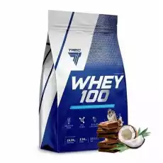 Trec Whey 100 700g o smaku czekoladowo kokosowym Sport i rekreacja Odżywki i suplementy