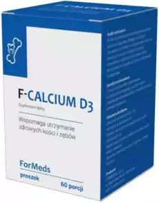 FCalcium D3 Wapń 273mg Witamina D3 5mcg 60 porcji 78g ForMeds Zdrowie i uroda Zdrowie Witaminy minerały suplementy diety