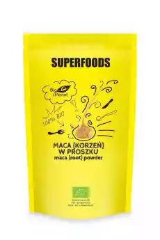 SUPERFOODS Maca w proszku BIO 150g BIO PLANET Artykuły Spożywcze Zdrowa żywność