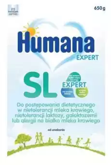 Humana SL Expert 650g Dla dziecka Akcesoria dla dzieci Karmienie dziecka Kaszki mleko i dania dla dzieci