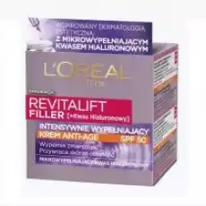 LOreal Paris Intensywnie wypełniający krem do twarzy przeciw oznakom starzenia 50 ml Zdrowie i uroda Kosmetyki i akcesoria Pielęgnacja twarzy