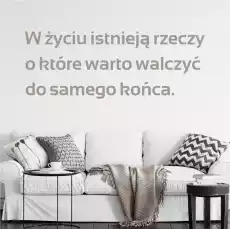 Szablon na ścianę sentencja W życiu istnieją rzeczy 1973 Dom i ogród Budowa i Materiały budowlane Farby i lakiery Akcesoria malarskie Szablony malarskie