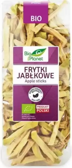 FRYTKI JABŁKOWE BIO 100 g BIO PLANET Artykuły Spożywcze Bakalie i suszone owoce