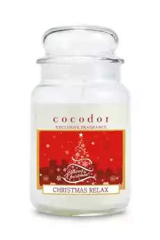 Świeca zapachowa Christmas Relax 550g PCA30457 Cocodor Wyprzedaże