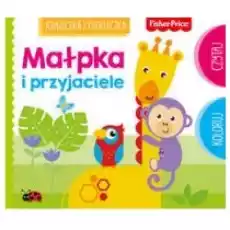 Fisher Price Książeczka z pudełeczka Małpka i przyjaciele Książki Dla dzieci