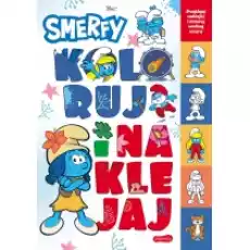 Smerfy Koloruj i naklejaj Książki Dla dzieci