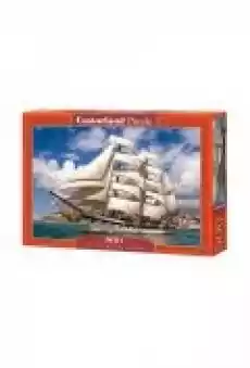 Puzzle 500 el Wysoki statek odpływający z Harbour Dla dziecka Zabawki Puzzle