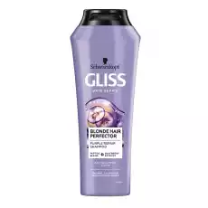 Schwarzkopf Gliss Blonde Hair Perfector Shampoo szampon do naturalnych farbowanych lub rozjaśnianych blond włosów 250ml Zdrowie i uroda Kosmetyki i akcesoria Pielęgnacja i stylizacja włosów Szampony do włosów