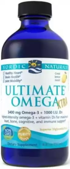 Ultimate Omega Xtra 237 ml Nordic Naturals Zdrowie i uroda Zdrowie Witaminy minerały suplementy diety