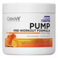 OstroVit PUMP PreWorkout Formula 300 g o smaku pomarańczowym Sport i rekreacja Odżywki i suplementy